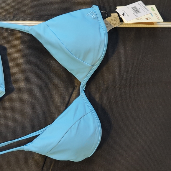 Volcom Simply Solid Bikini Set Coastal Blue - Picture 3 of 8
